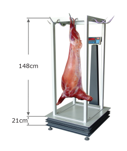 Kancalı Et  Baskülü   80X90cm 600Kg (Elektrostatik Fırın Boyalı Şase ve Kafes)