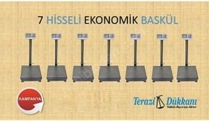 7'li Kurban Hisseleme Baskülü + Tekerlekli Platform