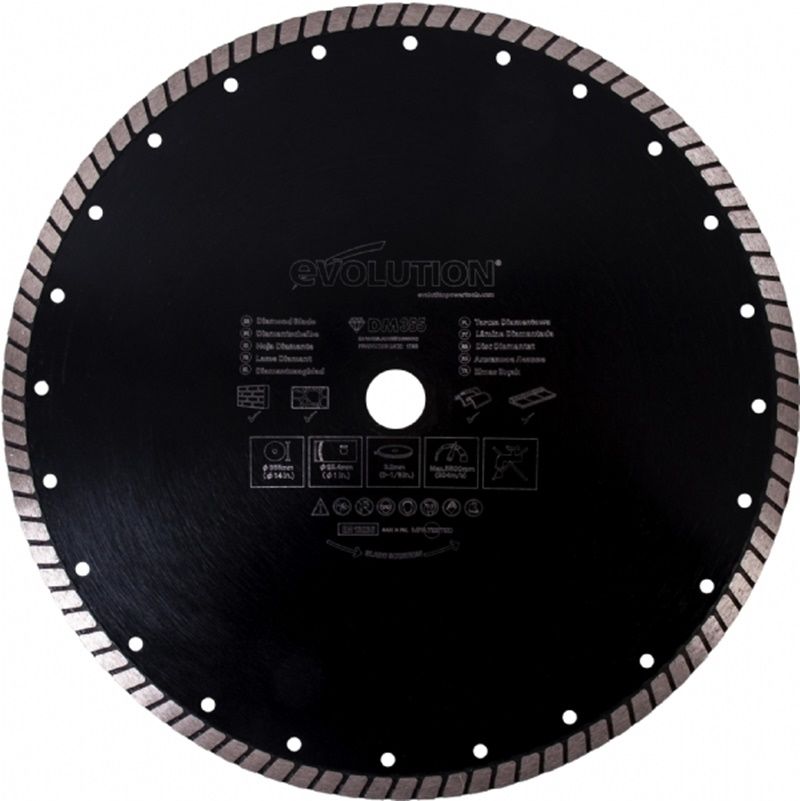 Evolution RAGE2 355mm Taş Kesici Elmas Disk