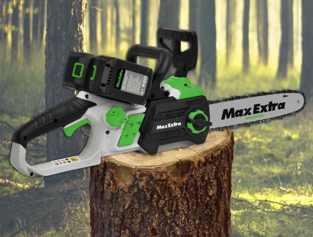 Max Extra MX8005 40V 4.0Ah Akülü Ağaç Kesme Makinesi