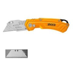 Ingco ING-HUK6288 Endüstriyel Katlanır Maket Bıçağı, 3 Adet