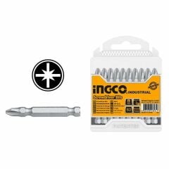 Ingco ING-SDB11PZ113 20'li 1,25mm Yıldız Bits Uç Seti, 5 Adet