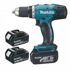 Makita DHP453SFE3 Akülü Darbeli Matkap Vidalama 3 Akülü Makine