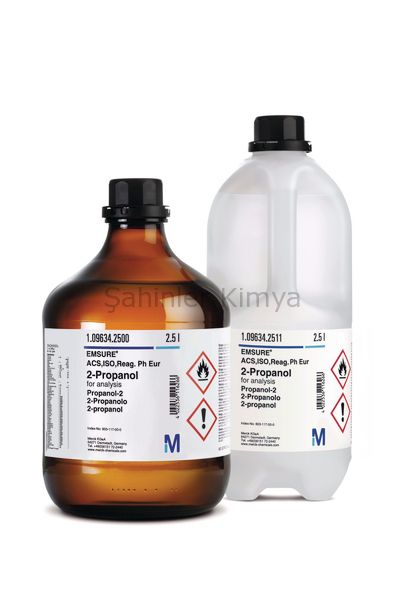 2-Propanol Gr (İso-Propyl Alcohol) For Analysis Emsure®  Plastik Ambalaj   /     Ambalajı: 2,5 Lt