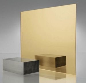 1,8 mm Altın Ayna Pleksi Levha (122x244 cm)