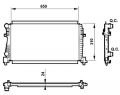 VOLKSWAGEN GOLF VII, AUDİ A3 RADYATÖR 2013 MODEL SONRASI 1.2 TSI ARAÇLARDA UYUMLUDUR. ORJİNAL NO:5Q0121251EB