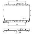 Hyundaı Accent 1.5 Musurlu Radyatör/Manuel/Klımalı/Klımasız  95-99 model araclara uyumlu/Orjınal No:25310-22025