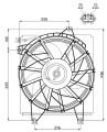 Hyundaı Elantra Su Radyatör Fanı 96-00 Model Arası Araçlara Uyumludur. Orjinal No:25231-29000