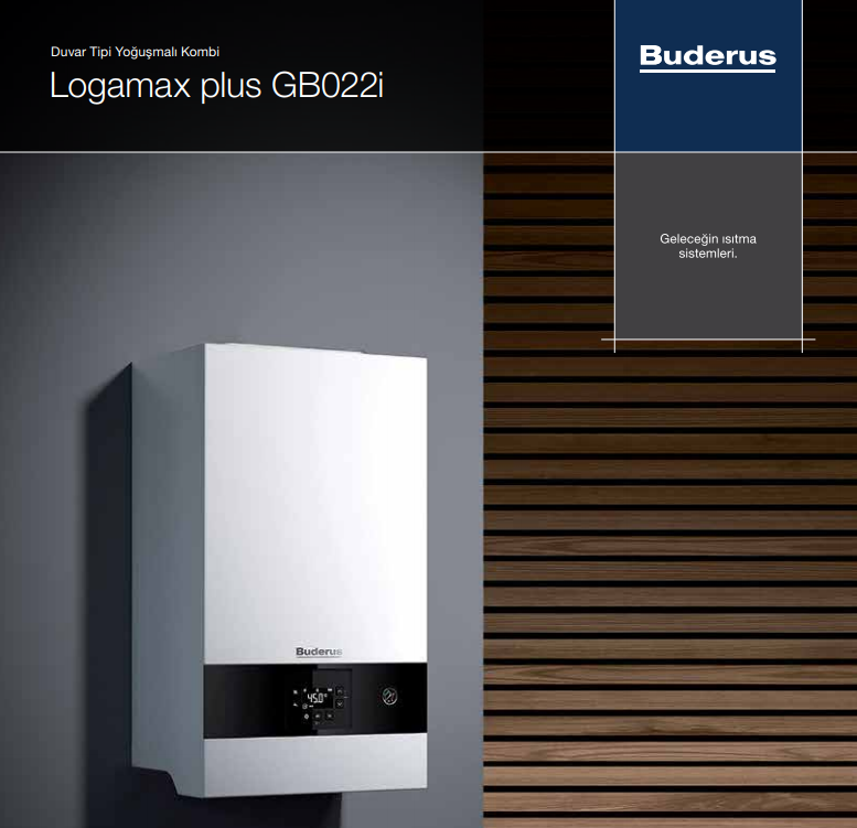 Buderus Logomax Plus GB 022i 20 kW K H-ERP Yoğuşmalı Kombi (17.200 kcal/h)