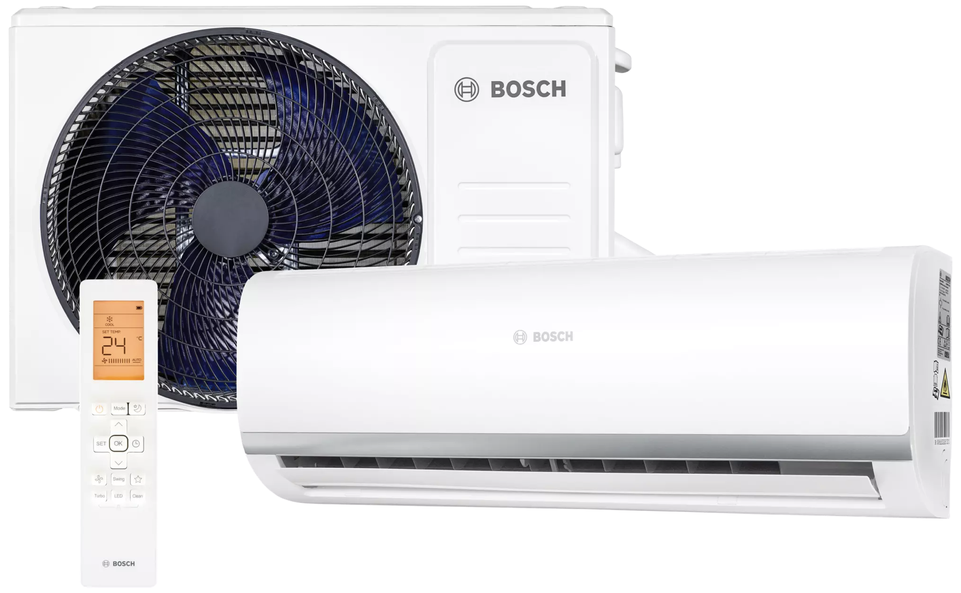 Bosch Duvar Tipi Climate 2000 Serisi 12.000 Btu Split Klima (Montaj Hariç)