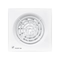 SOLER & PALAU SILENT-200 CZ 180 m3/h MİNİ AKSİYEL FAN  (pilot lamba, geri tepme ventili)