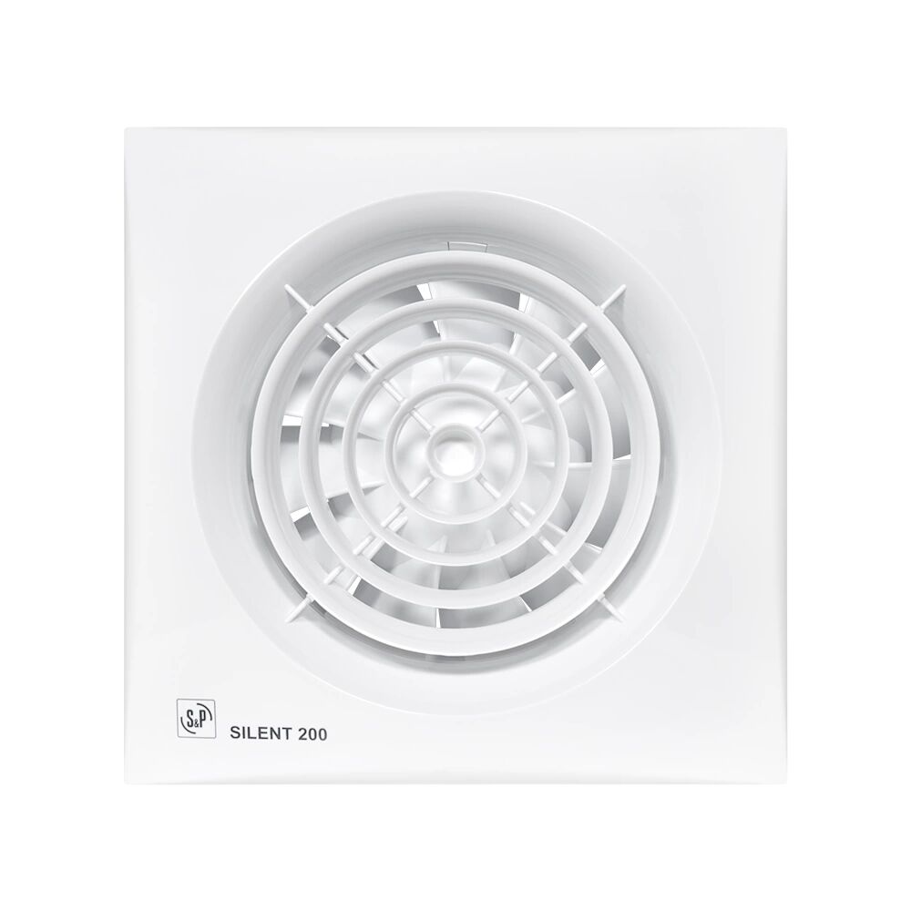 SOLER & PALAU SILENT-200 CRZ 180 m3/h MİNİ AKSİYEL FAN (pilot lamba, geri tepme ventili, timer)