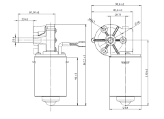 24 VOLT SİLECEK MOTORU MG035C24