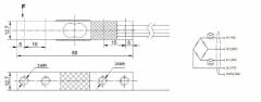 Ağırlık Sensörü Loadcell 20kg H2