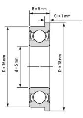 F608zz rulman