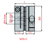 Silindirik Disk Kaplin TEKLİ SDS