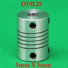 5X5mm Esnek Mil Kaplin D19L25