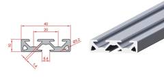 Yüzey Kaplama Profili 10X40 - Kanal 6  - (1 metre)