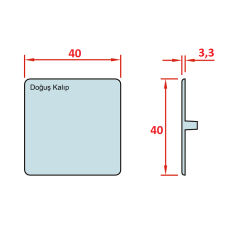 40x40 Profil Kapakları Kanal 8