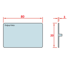 20x80 Profil Kapakları