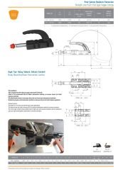 533 Döküm Tabanlı İtme Çekme Toggle Clamp