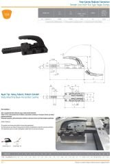 534-5 Döküm Tabanlı İtme Çekme Toggle Clamp