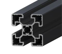 45x45  Hafif Sigma Profil Siyah Eloksallı - Kanal 10-(1metre)