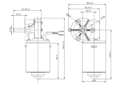 12 VOLT SİLECEK MOTORU MG035C12