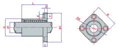 Lmef 25 UU LİNEER RULMAN