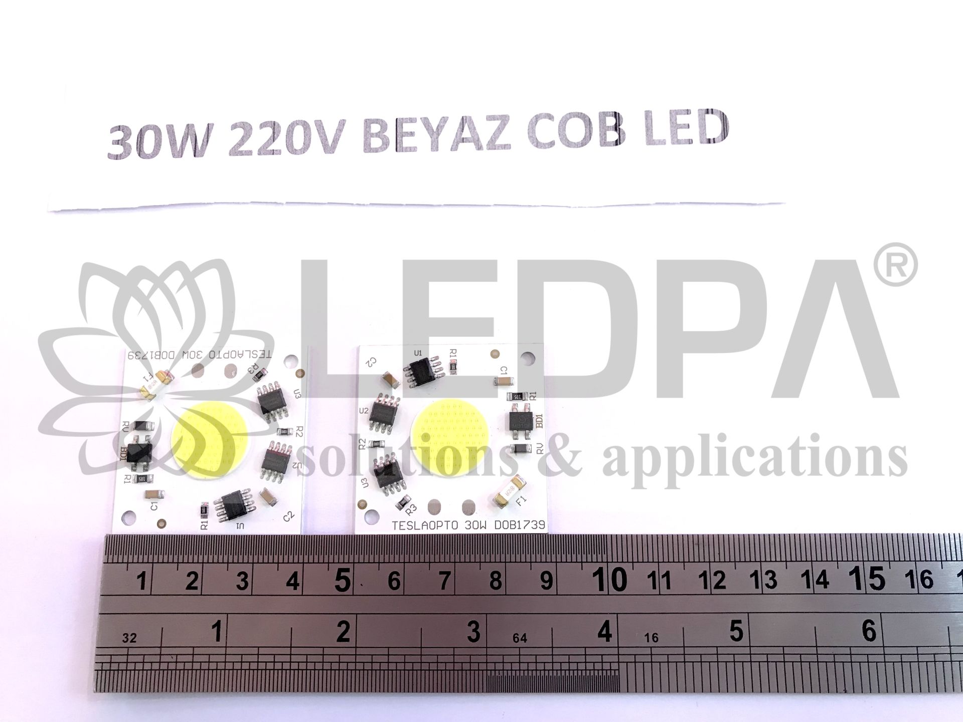 DOB1739 30W 220W COB LED BEYAZ , 30W BEYAZ COB LED 220V .