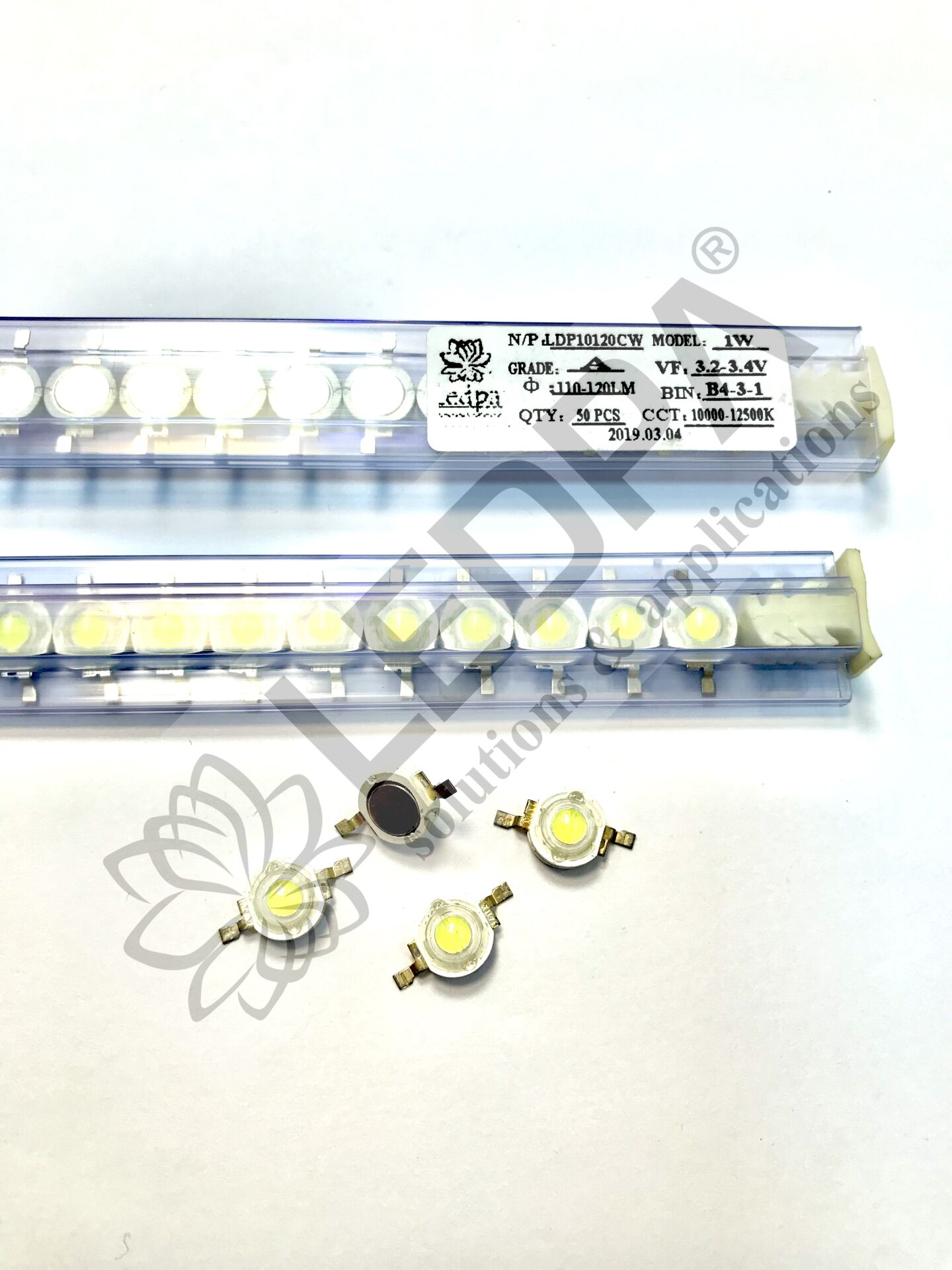 LDP10120CW 1W COOLWHITE 120LUMEN 12.000KELVIN ( TAIWAN )