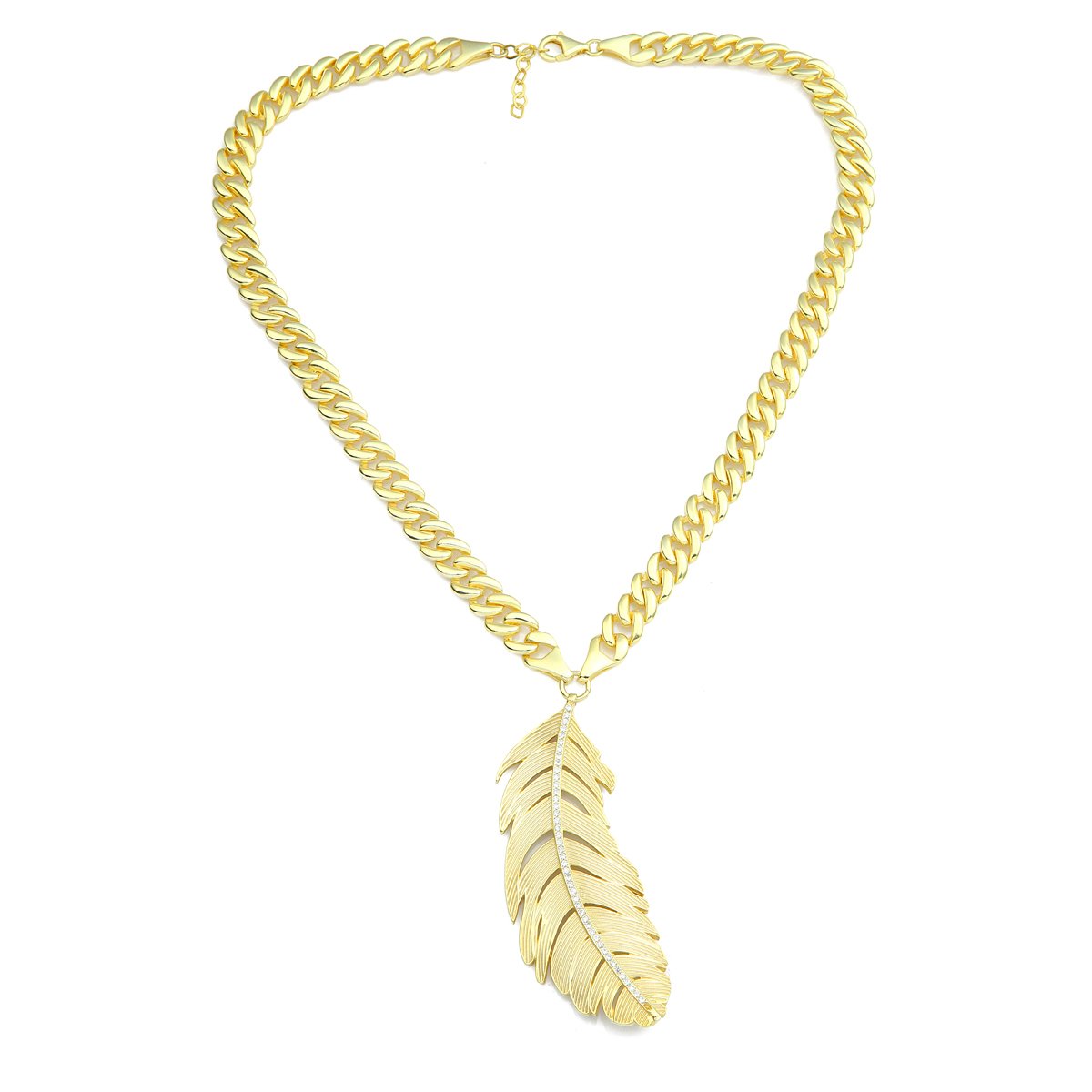 Big Feather Necklace