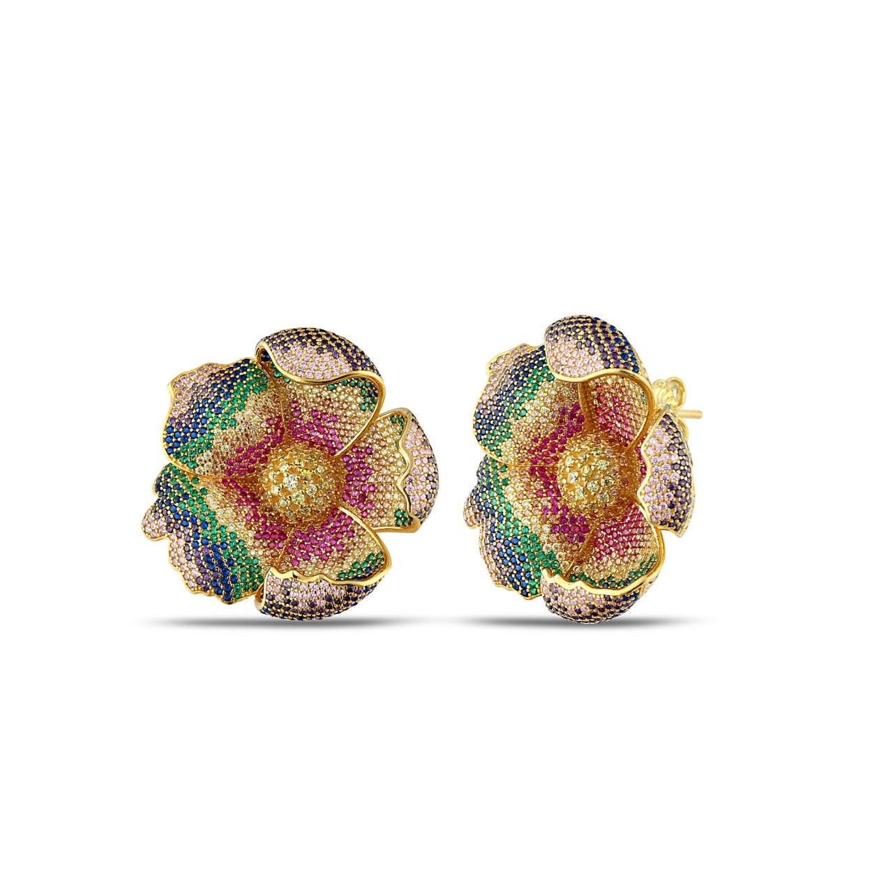 Multicolor Flora Earrings