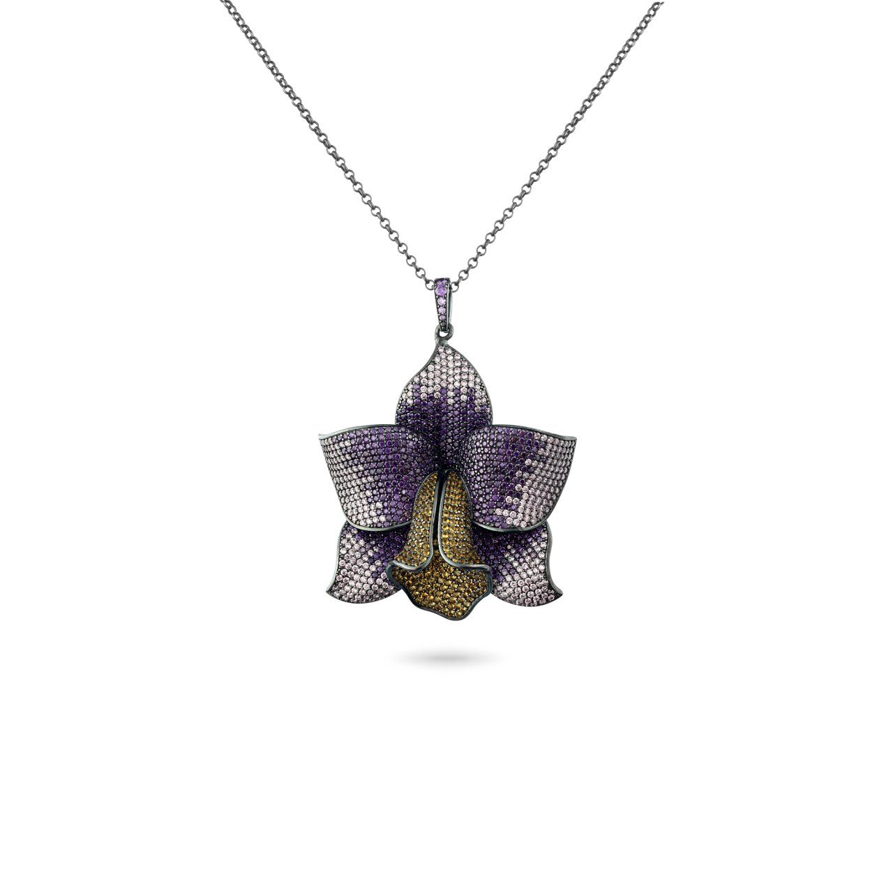 Purple Bloom Necklace