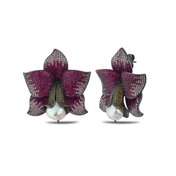Fuchsia Bloom Earrings