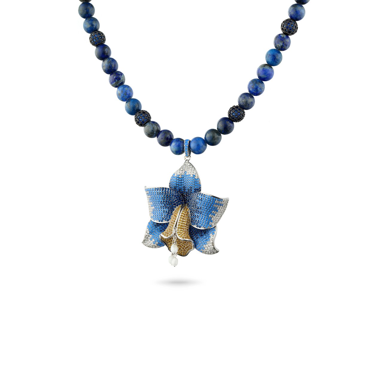 Blue Bloom Lapis Necklace