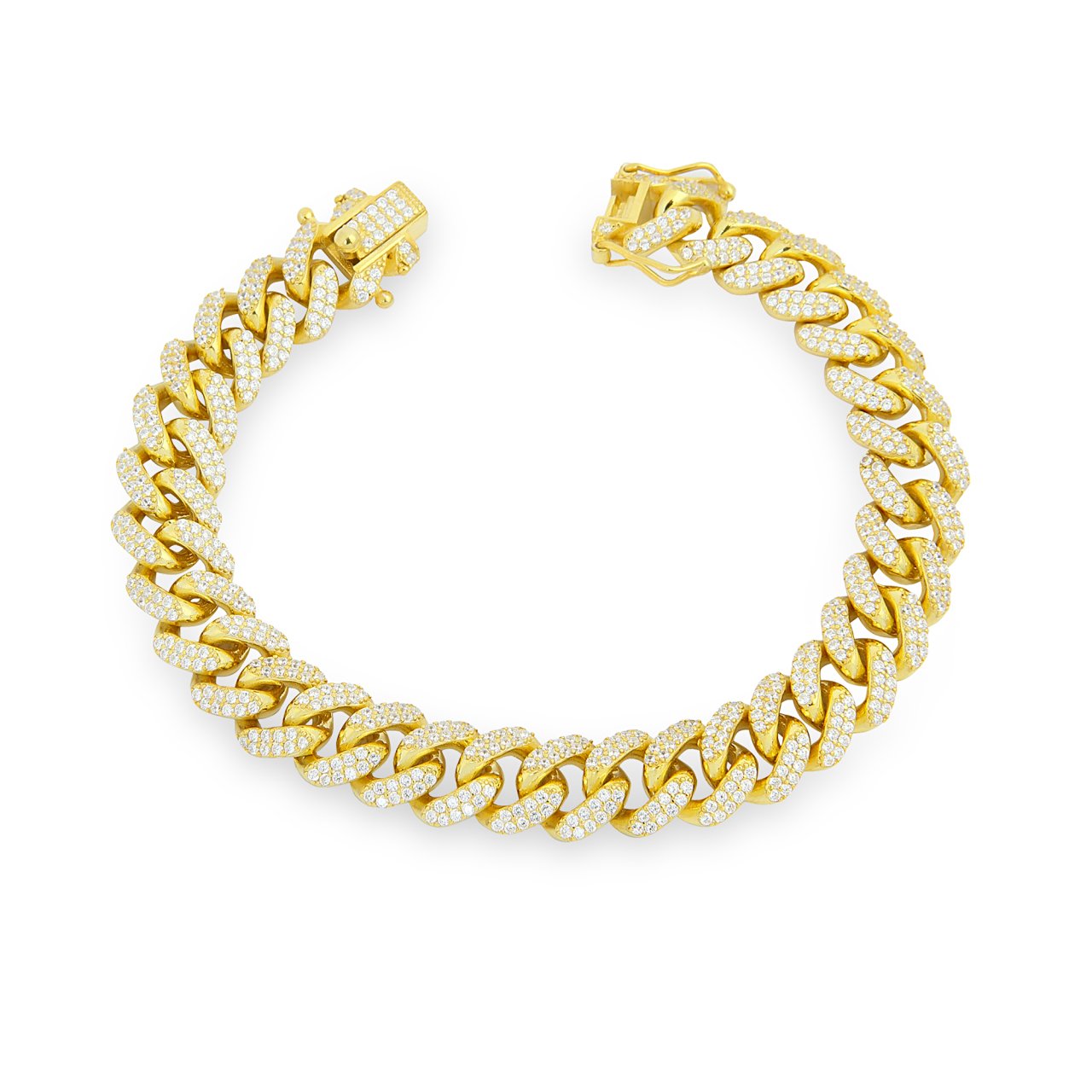 Full Zircon Chain Bracelet
