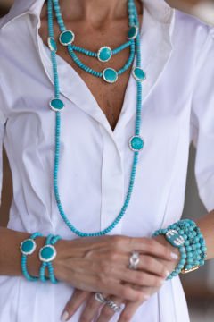 Turquoise Nora Long Necklace