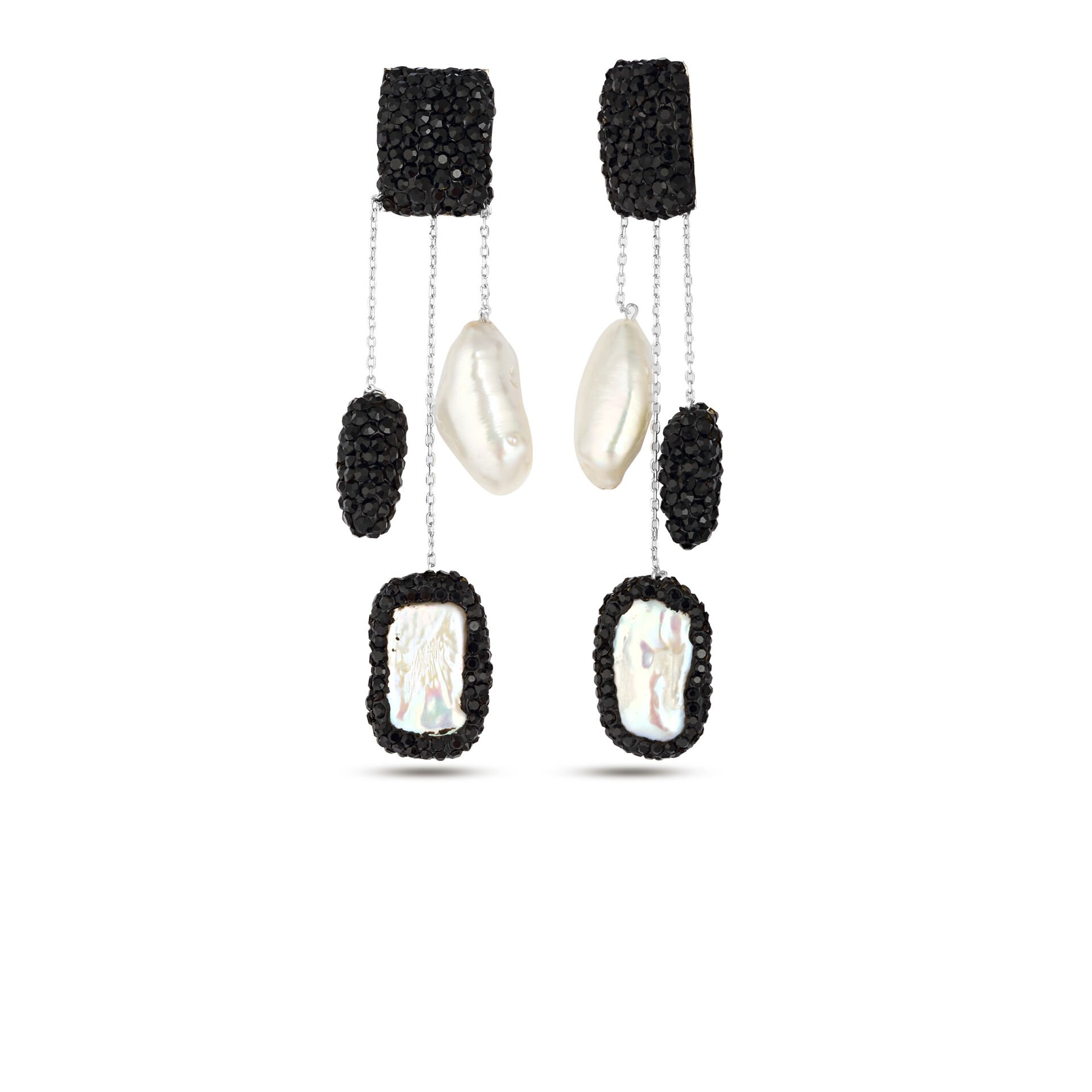 Black Tania Earrings