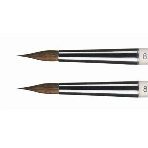 Clear Handle Brush Tips No:8-Regular (2 Adet)