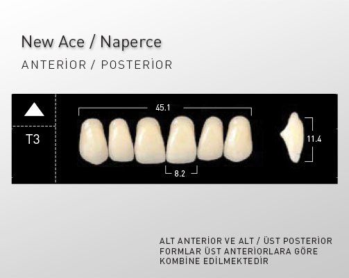 New Ace & Naperce - T3 Formu - (1 Kutu = 4 Takım)