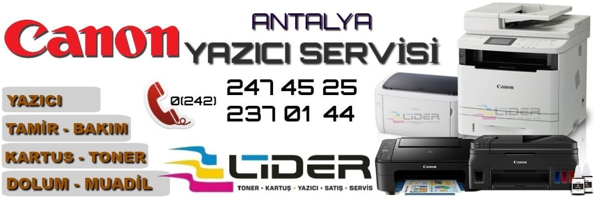 Canon Yazıcı Servisi Antalya Toner Kartuş