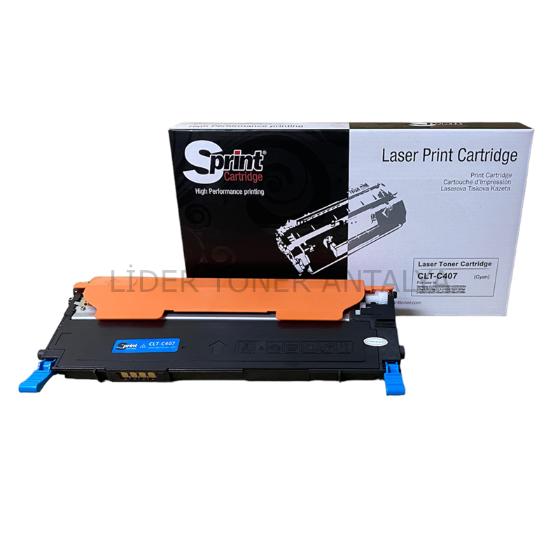 S PRINT CLP320/325 (MLT-C407) CYAN TONER (1K*)