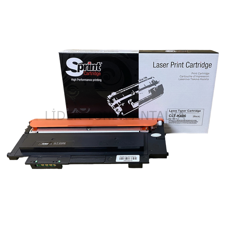 S PRINT CLP-365 (CLT-K406) BLACK TONER (1.5K*) ÇİPLİ ✅