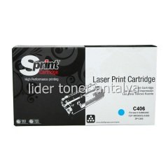 S PRINT CLP-365 (CLTC-406) CYAN TONER (1K*) ÇİPLİ ✅