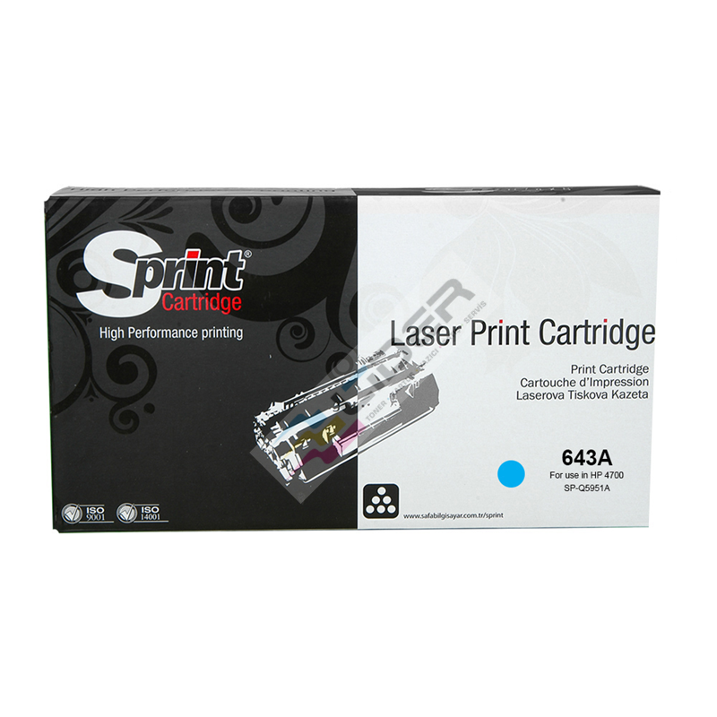 S PRINT Q5951A (643A) CYAN TONER (10K*)