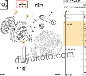 CITROEN SAXO DEBRİYAJ SETİ 1.6 8V  1.6 16V VTS-VTR