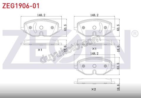 2019> Partner Rifter Berlingo Combo Doblo Proace City Fren Balatası Ön Tk BYK P3083 P30082 P5082 P50082 C5AIR DS7 P408