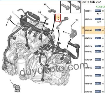 PEUGEOT 107 KABLO TESİSATI AKÜDEN MARS MOTORU ARASI POZİTİF