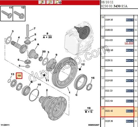 Aks Mili Sol  Keçe Otomatik Vites (AL4)